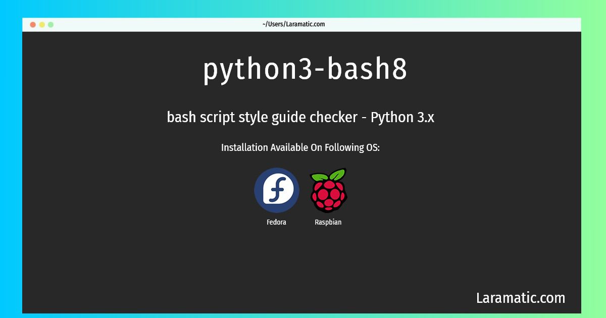 python3 bash8