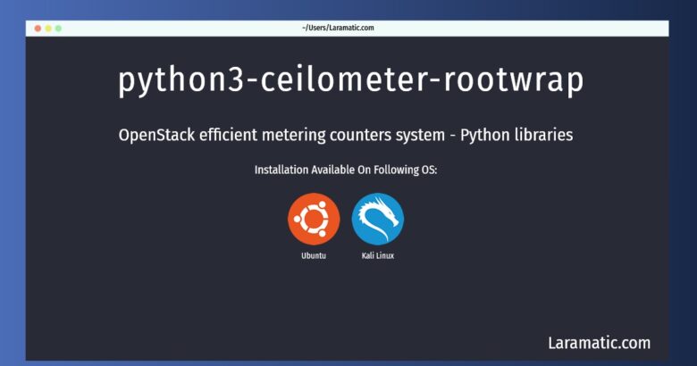 python3 ceilometer rootwrap