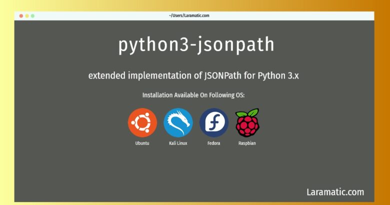 python3 jsonpath