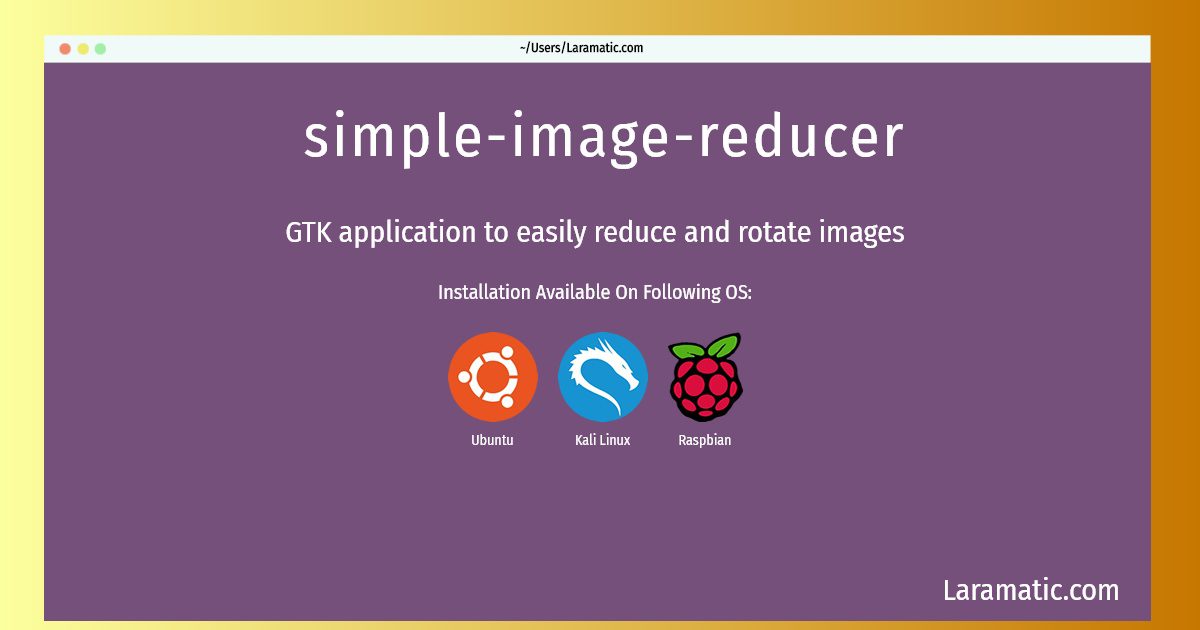 simple image reducer