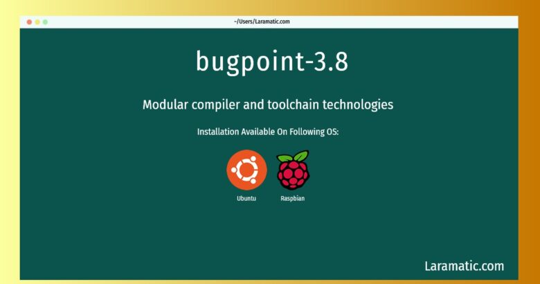 bugpoint 3 8