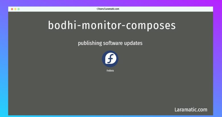 bodhi monitor composes