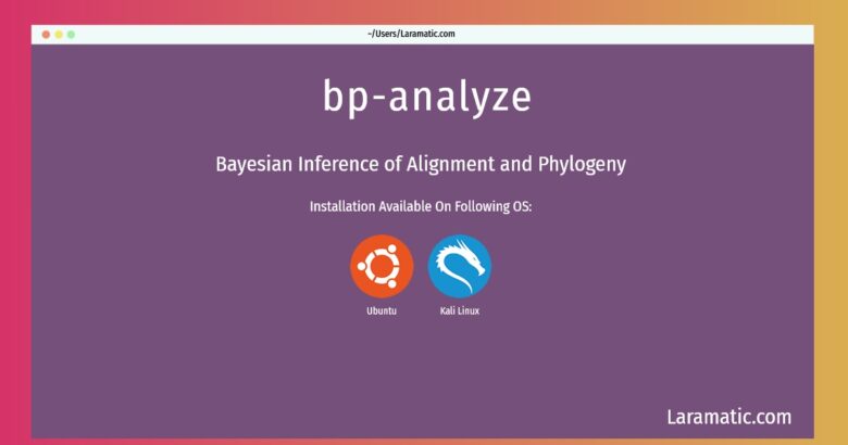 bp analyze
