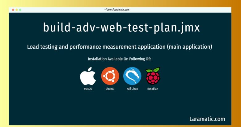 build adv web test plan jmx