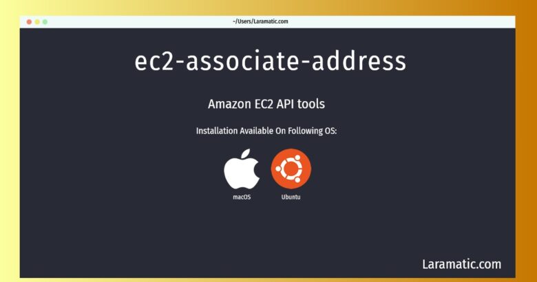 ec2 associate address