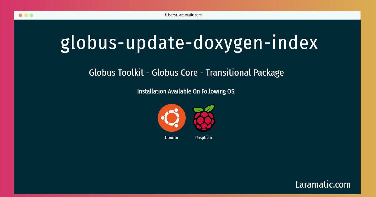 globus update doxygen