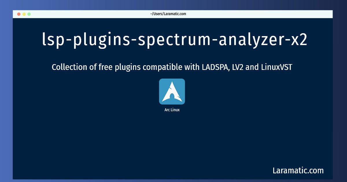 lsp plugins spectrum analyzer