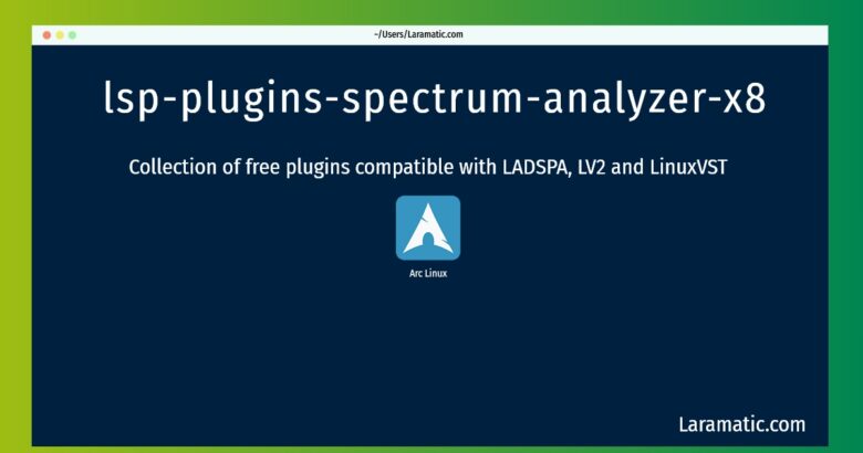 lsp plugins spectrum analyzer x8