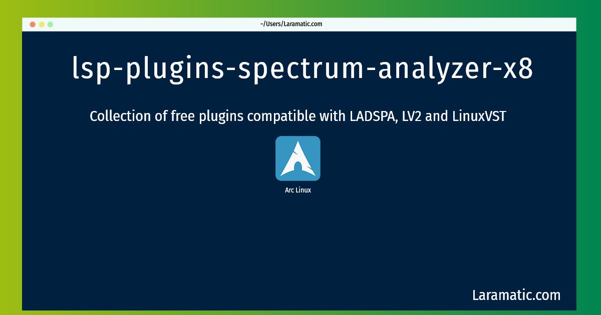 lsp plugins spectrum analyzer