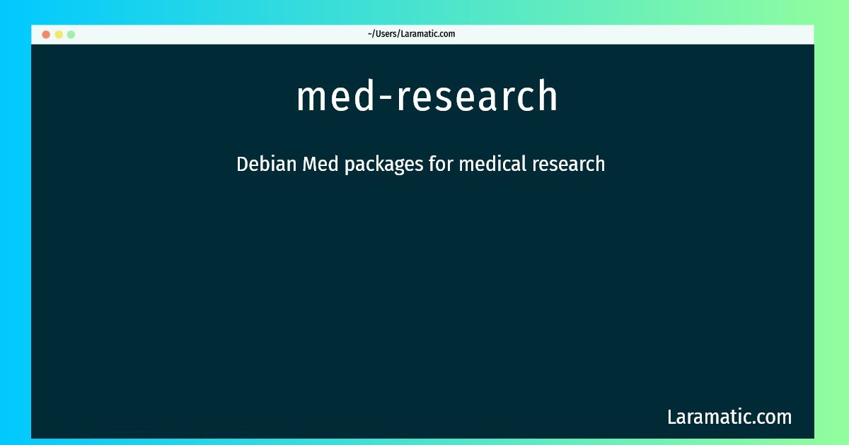 med research