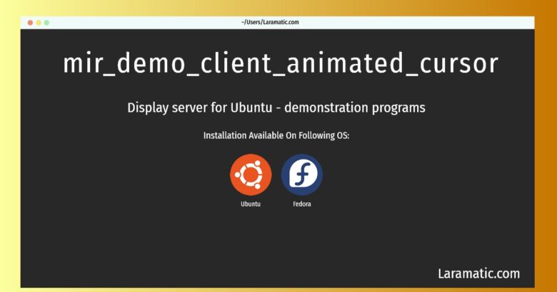 mir demo client animated cursor