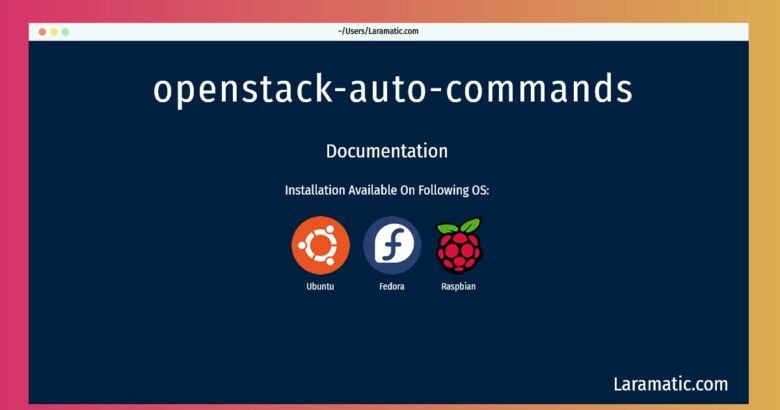 openstack auto commands