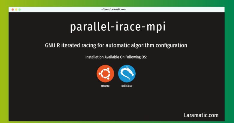 parallel irace mpi