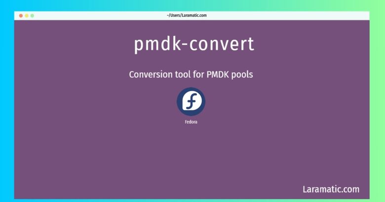 pmdk convert