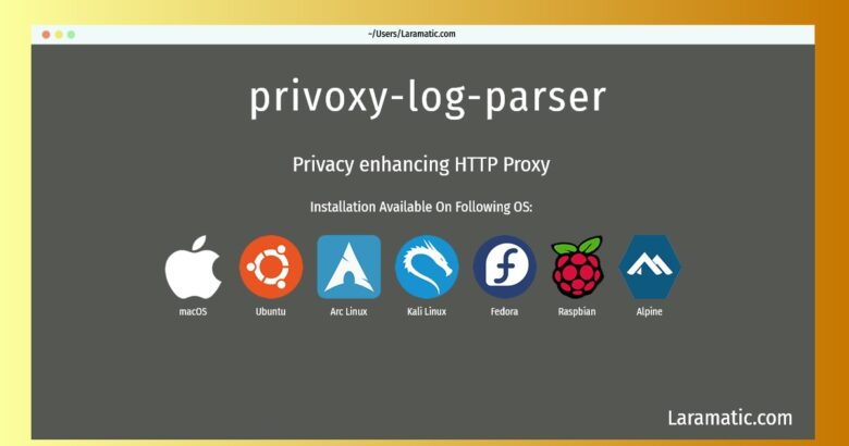 privoxy log parser