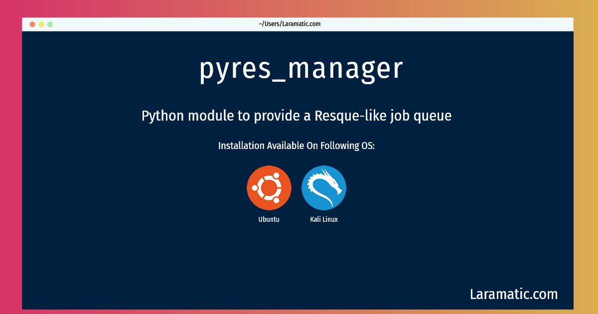 pyres manager