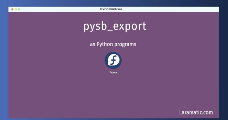 pysb export