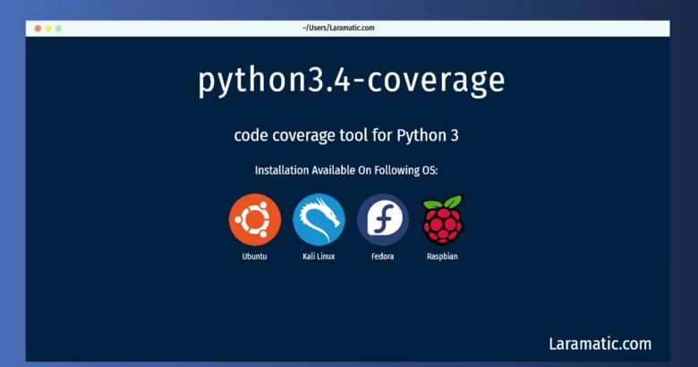 python3 4 coverage