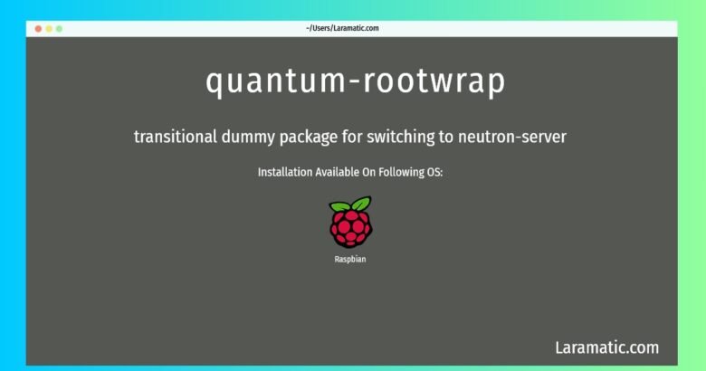 quantum rootwrap