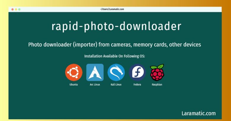 rapid photo downloader