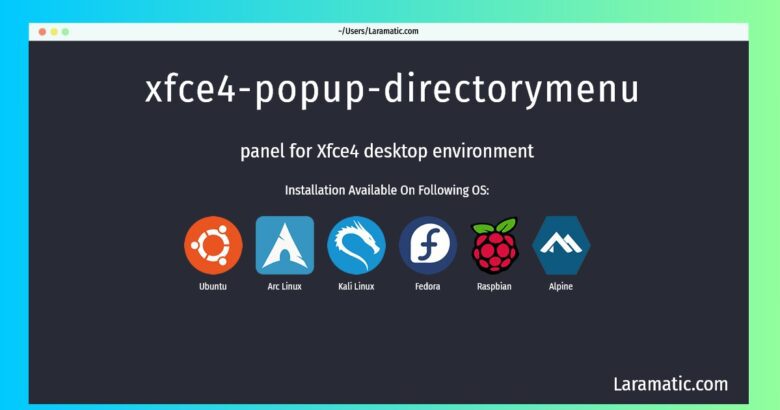 xfce4 popup directorymenu