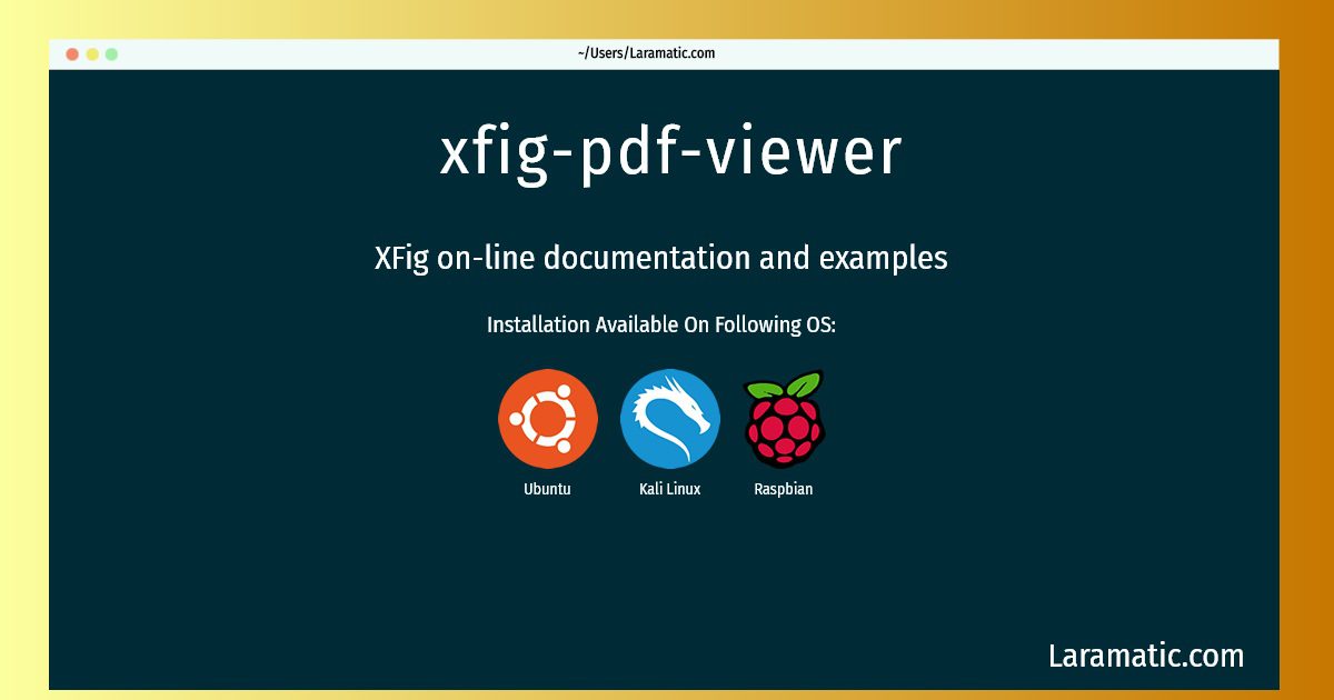 xfig pdf viewer