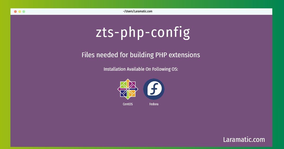 zts php config