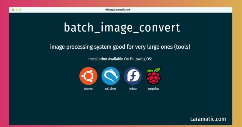 batch image convert