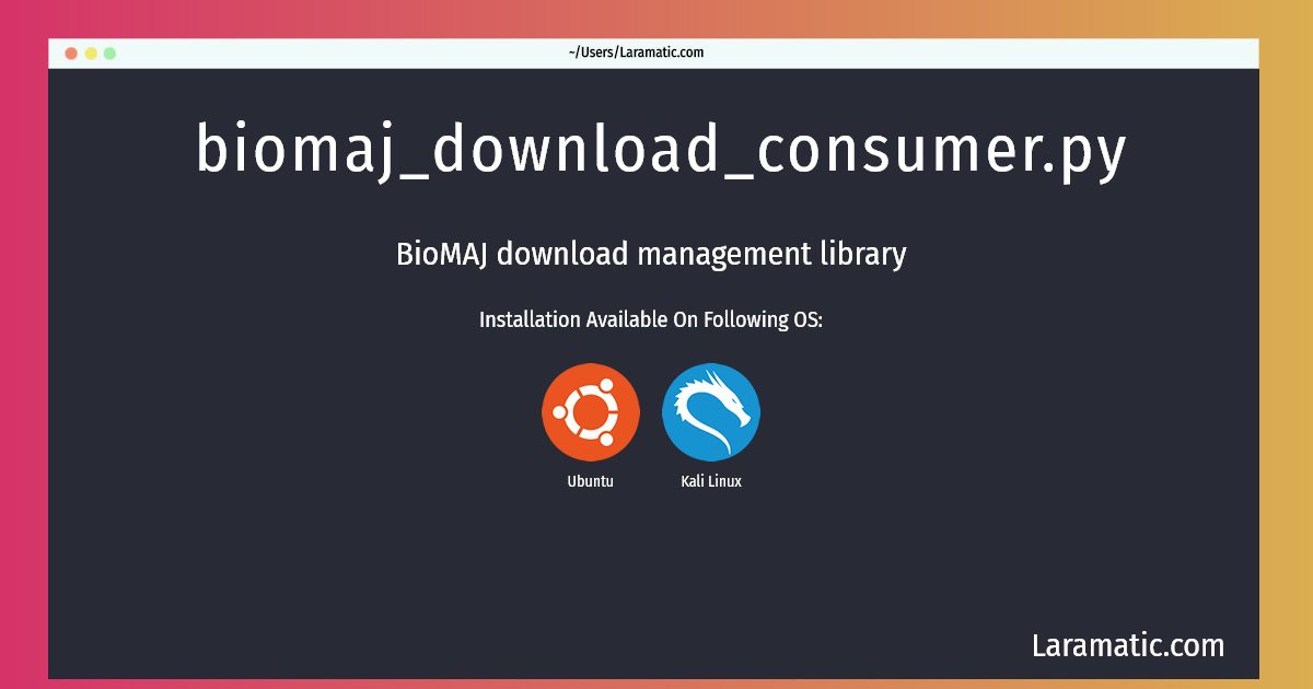 biomaj download consumer py