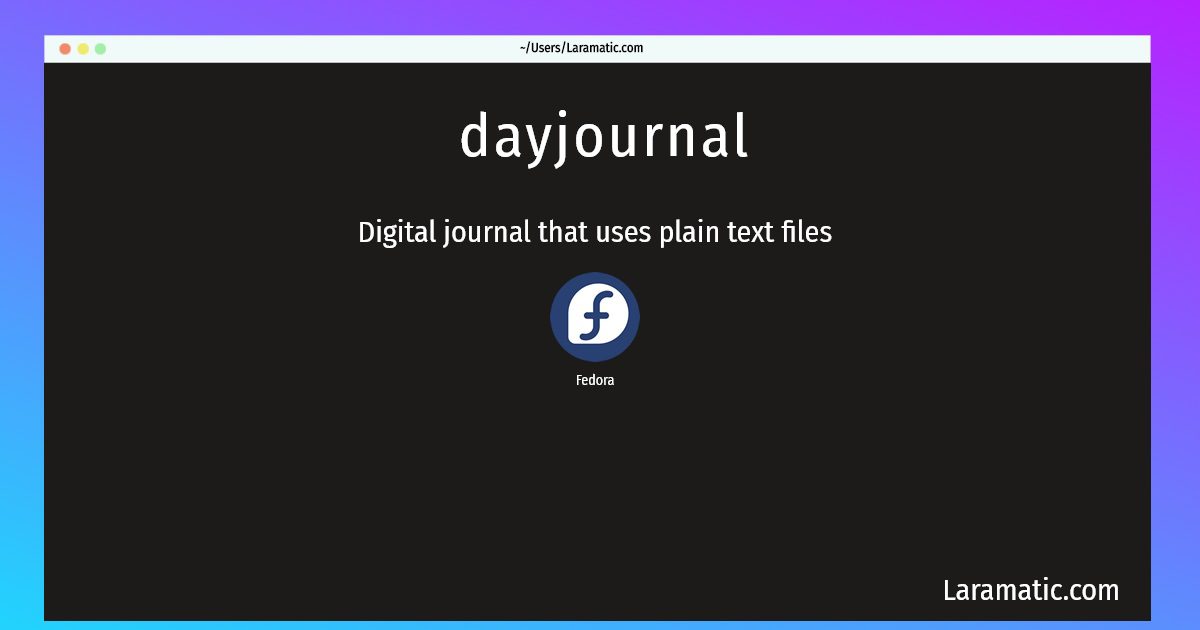 dayjournal