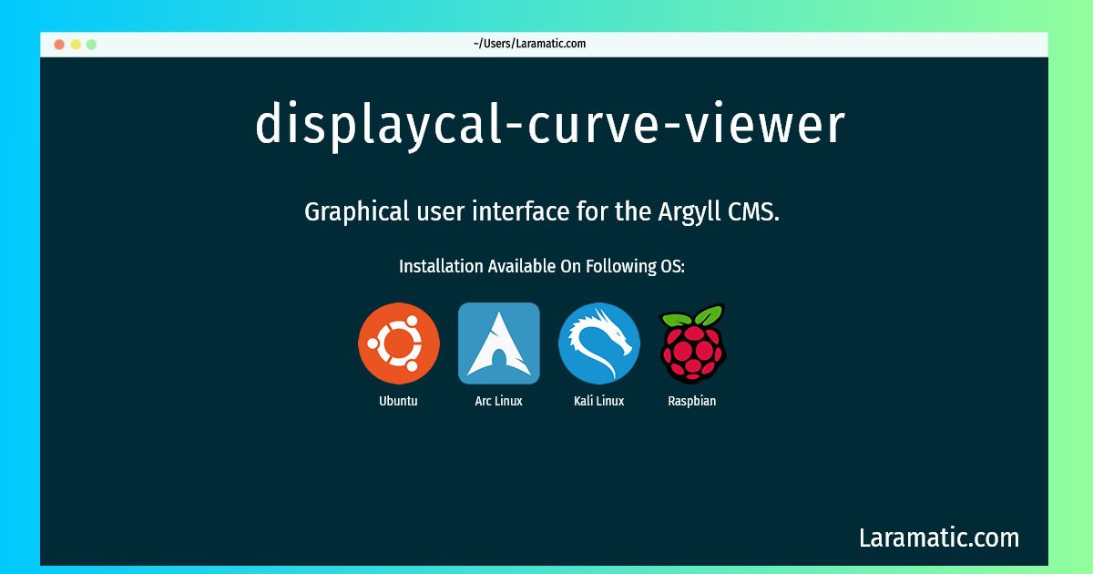 displaycal curve viewer