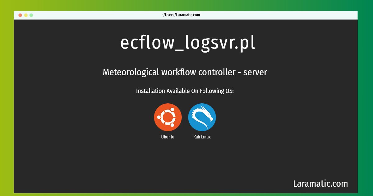 ecflow logsvr pl