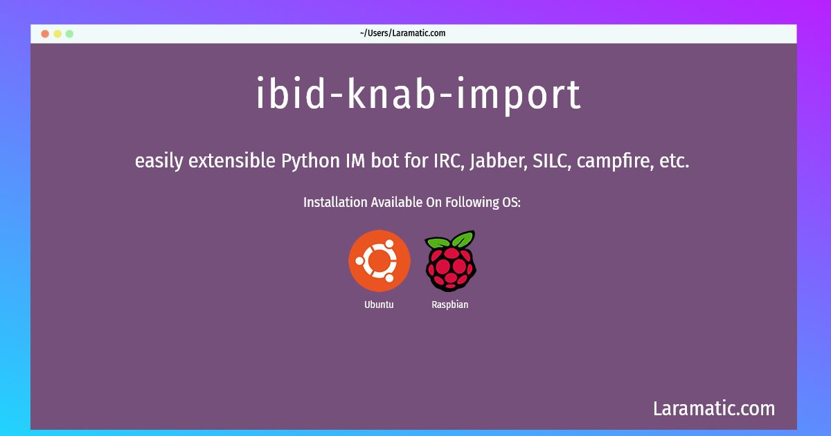 ibid knab import