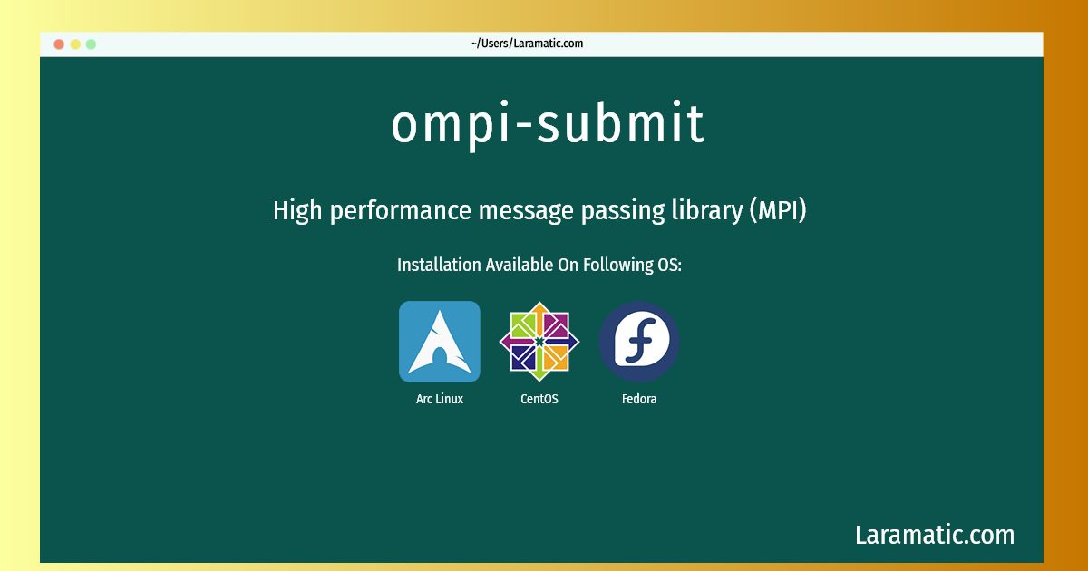 ompi submit