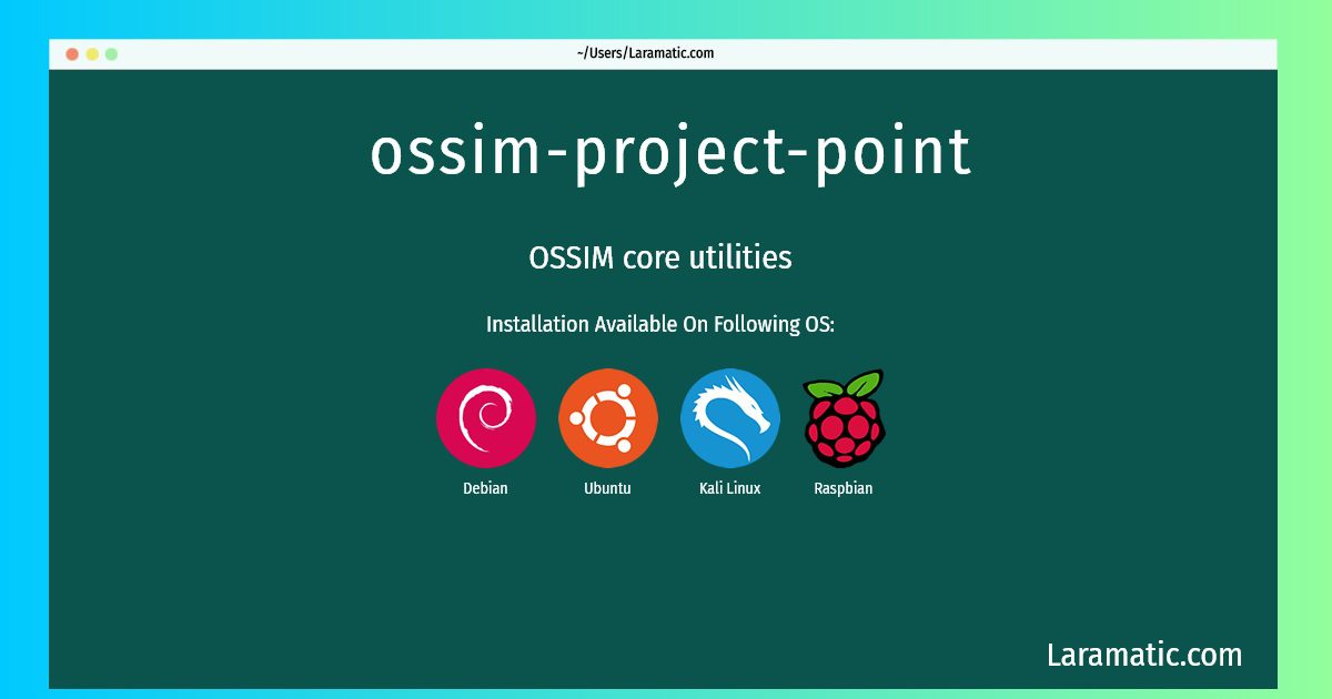 ossim project point