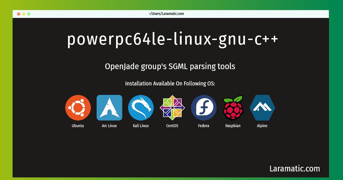 powerpc64le linux gnu c