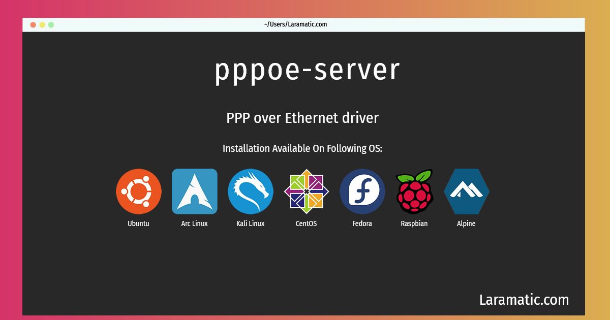 pppoe server