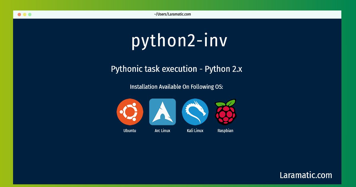 python2 inv