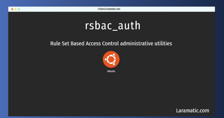 rsbac auth