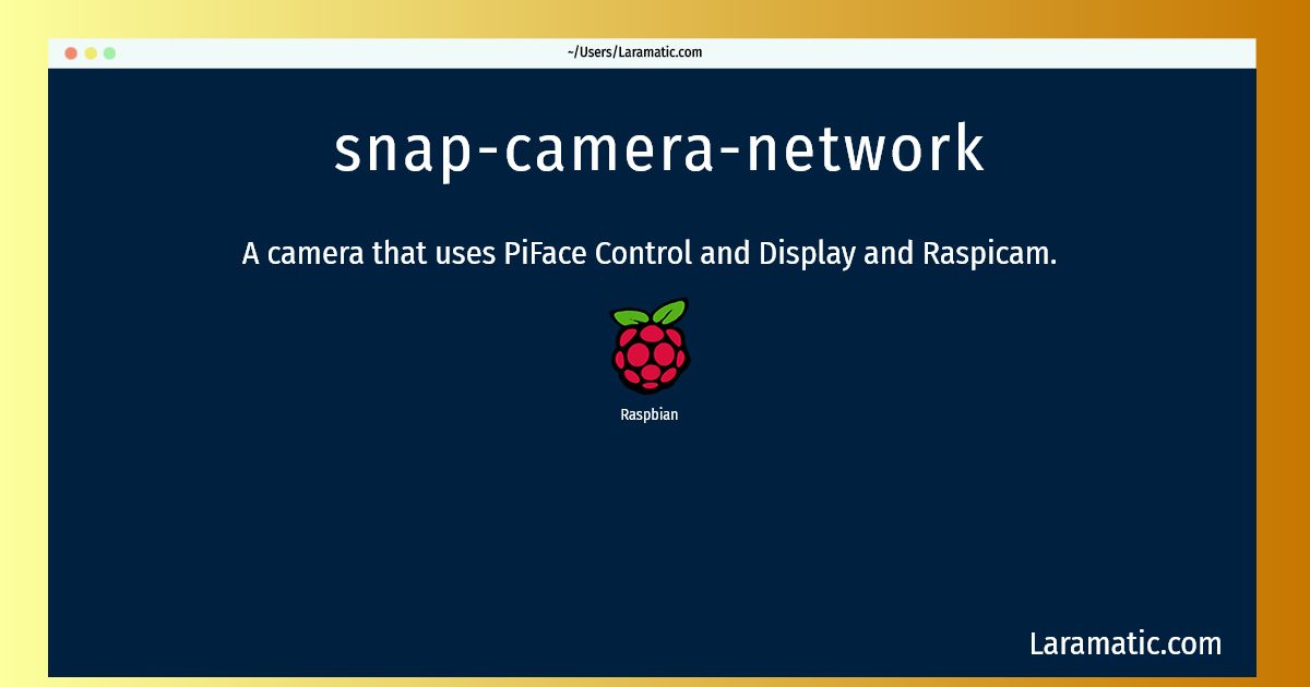 snap camera network