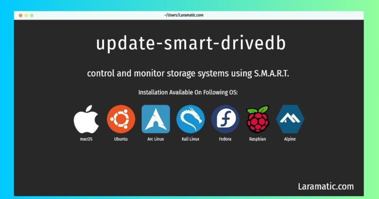 update smart drivedb